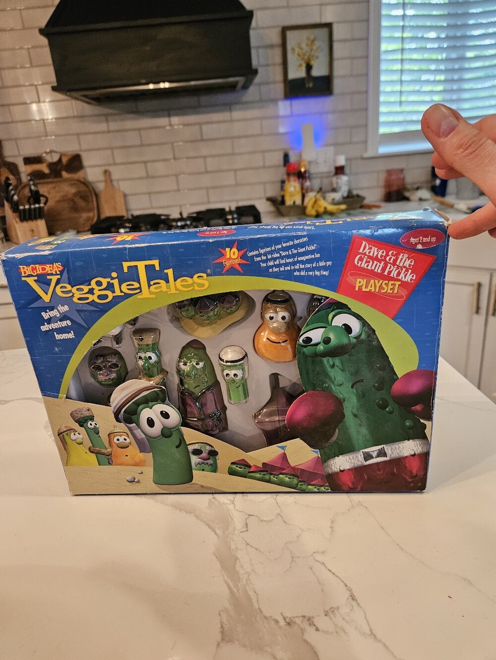 Veggie Tales Dave & The Giant Pickle Playset - Green